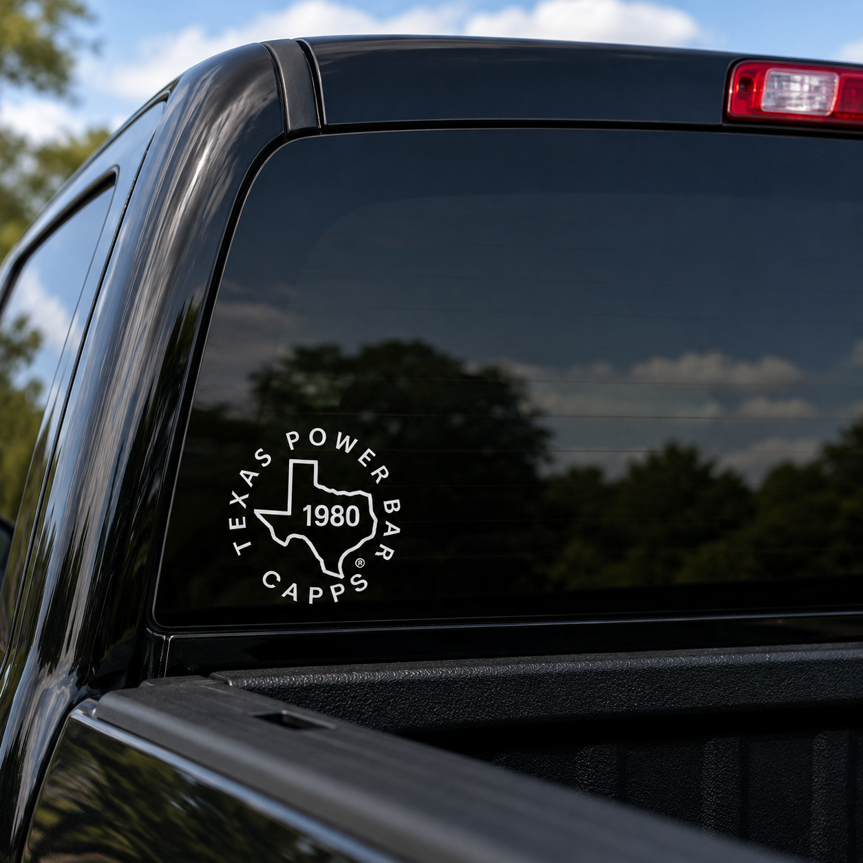 Texas Power Bar Decal Sticker