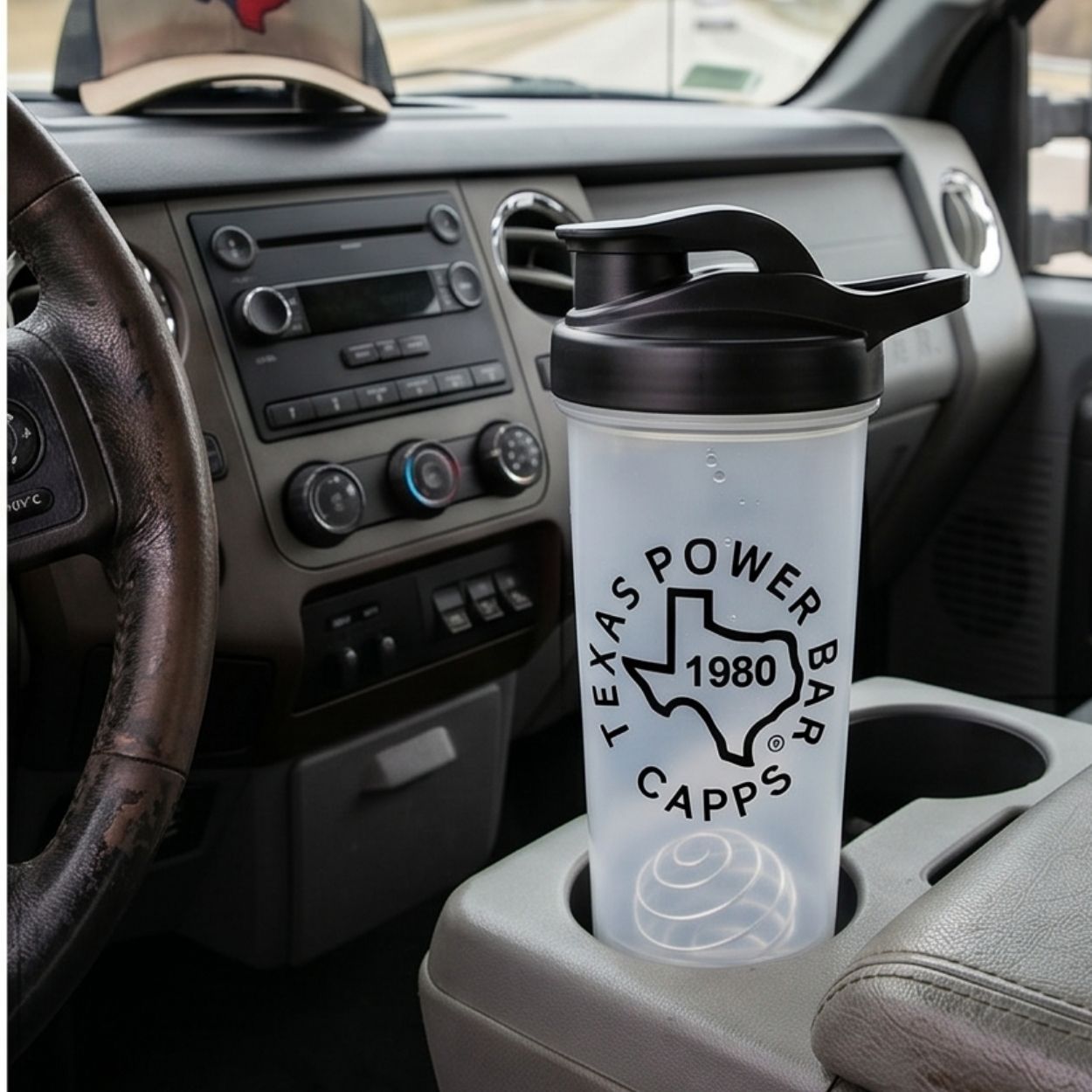 Texas Power Bar Shaker Bottle