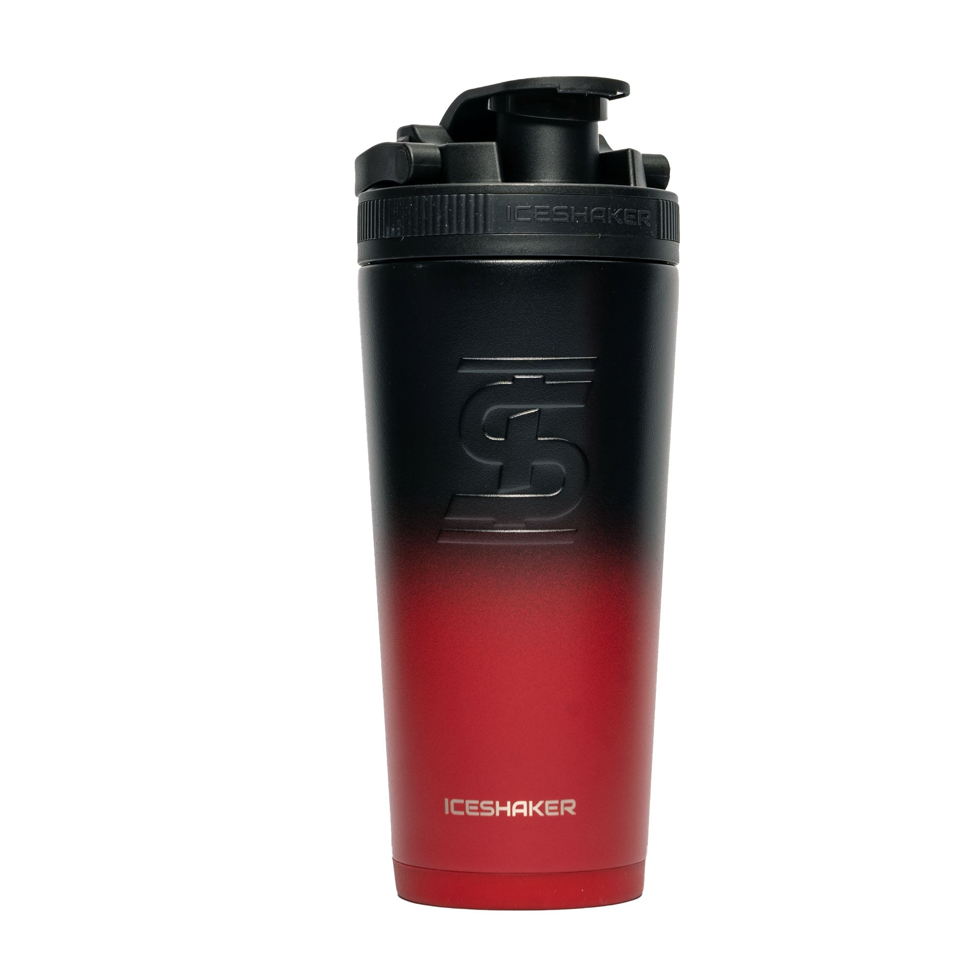 26oz Ice Shaker - Red Black Ombre