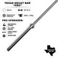 Texas Squat Bar "PRO"