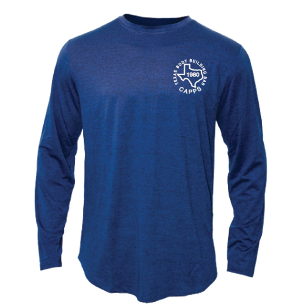 Active Faith Performance LS Shirt-BLUE